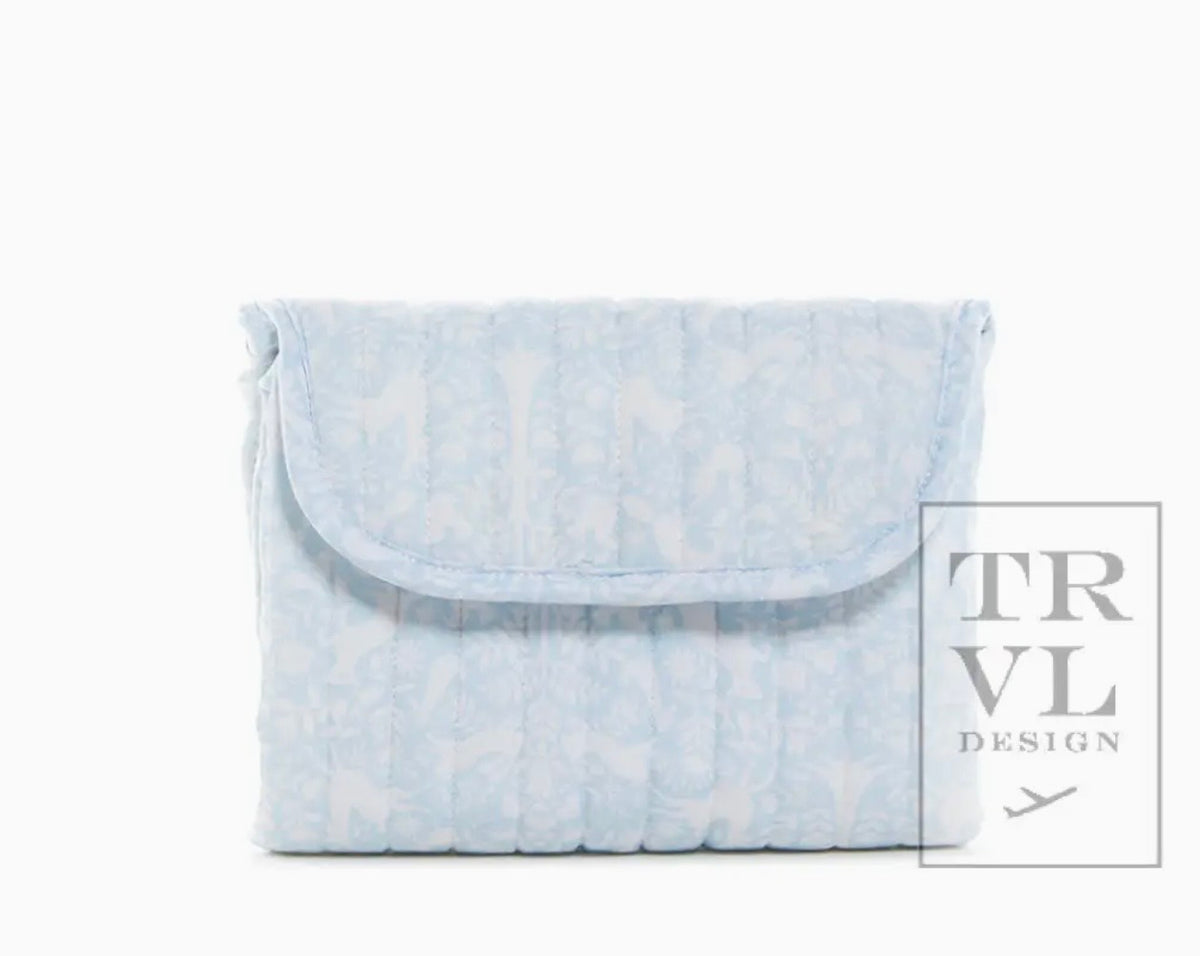 TRVL Design Quilted Changing Mat - Woodland Blue