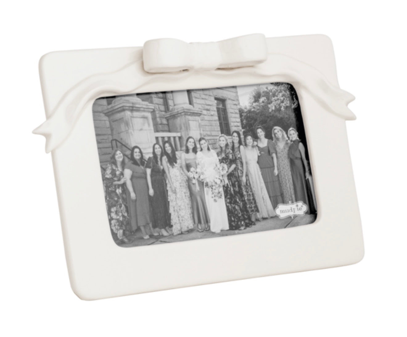 Mud Pie Large Bow Ceramic Frame