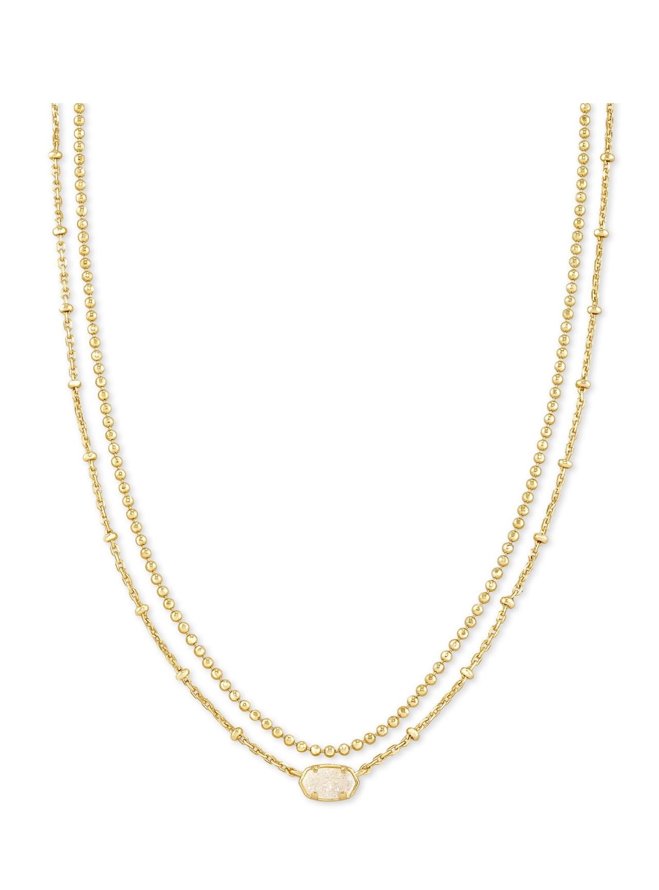 Kendra Scott Emilie Multi Strand Necklace: Gold