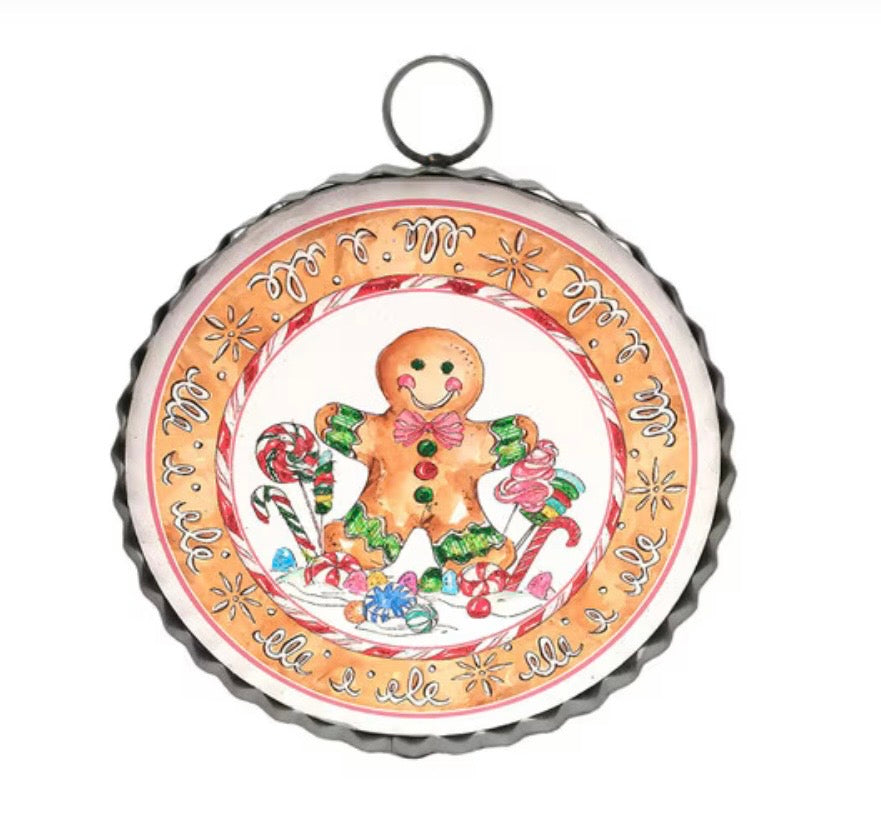 Round Top Mini Art Gingerbread Cookie