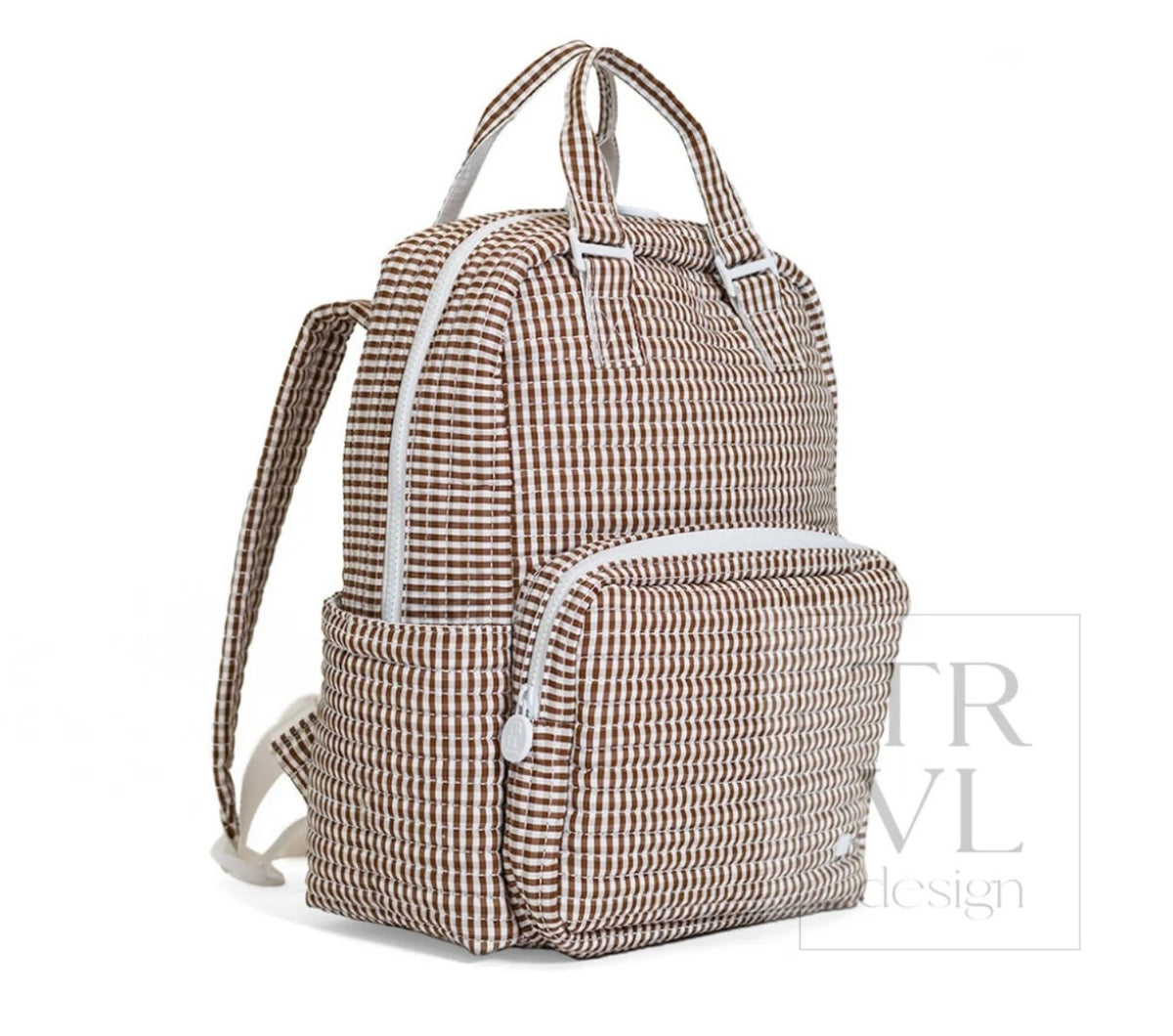 TRVL Design Quilted All You Need Bag - Gingham Coco