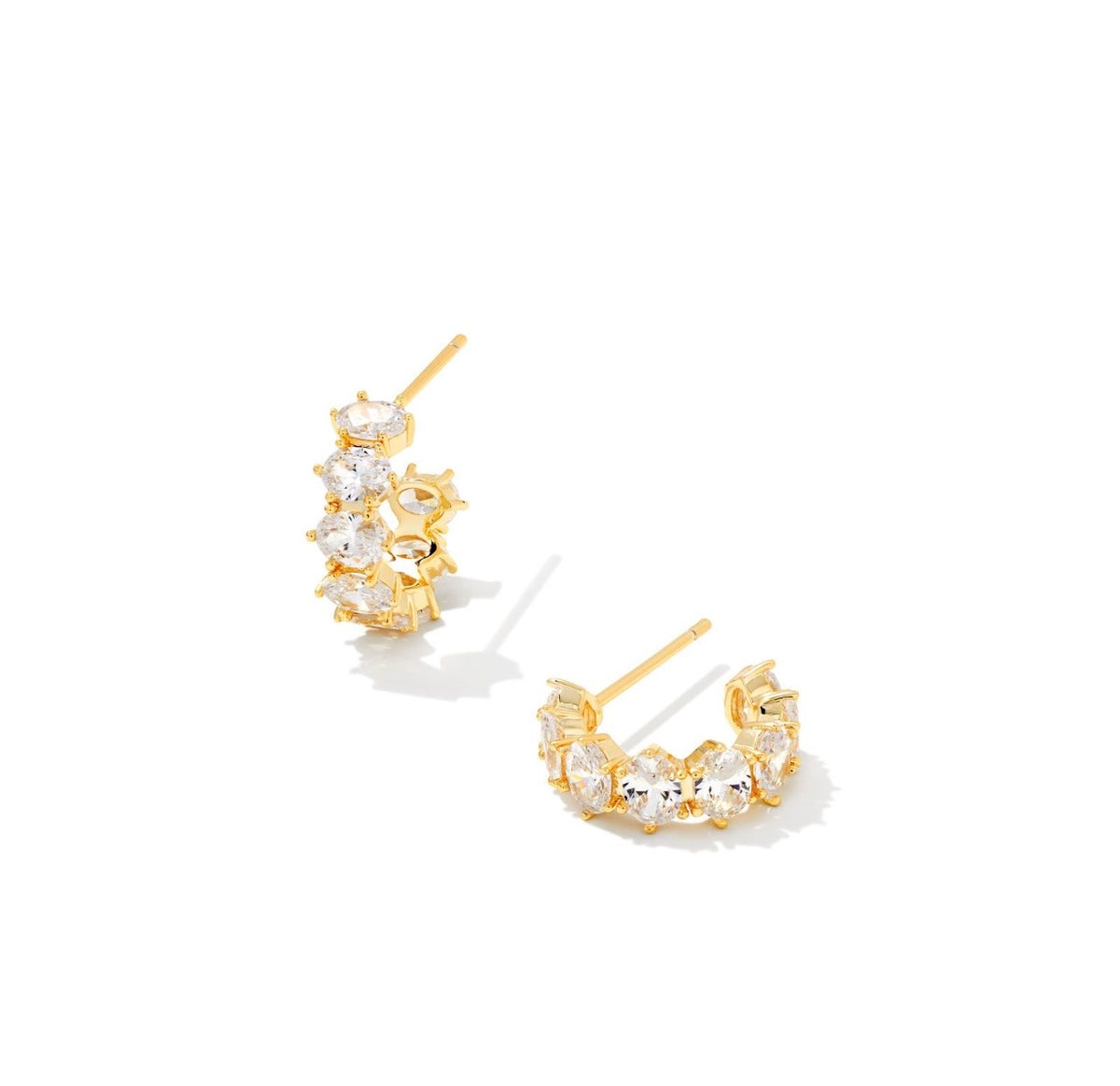 Kendra Scott Cailin Crystal Huggie Earrings