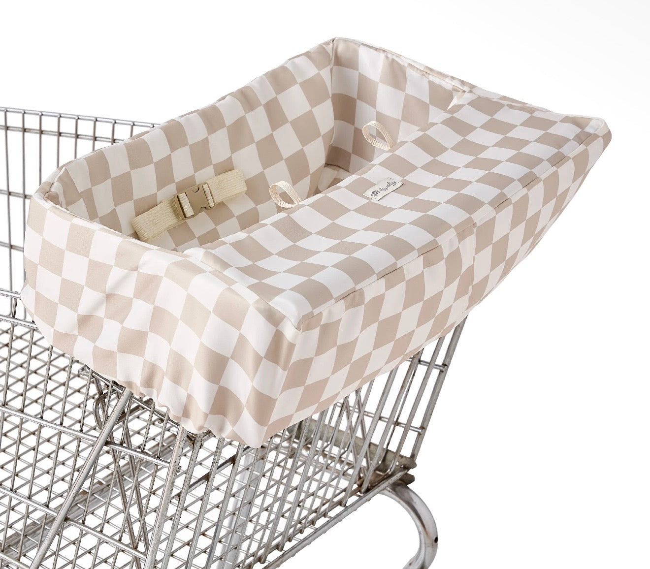 Itzy Ritzy Checkerboard Itzy Shopping Cart Cover