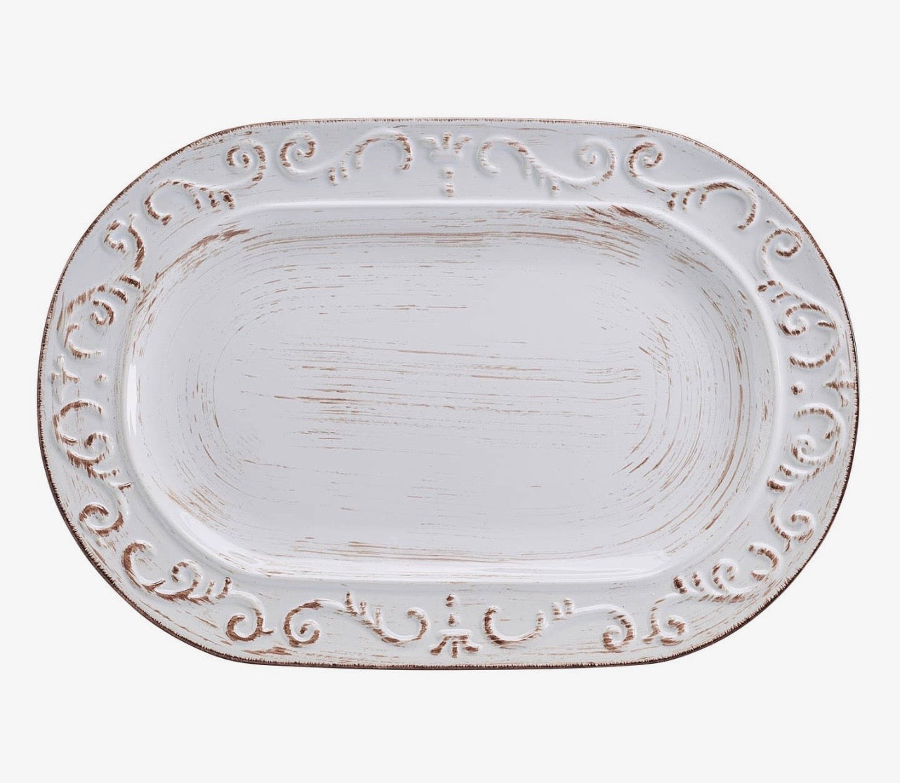 Fitz and Floyd Pfaltzgraff Trellis 13.8in Oval Platter