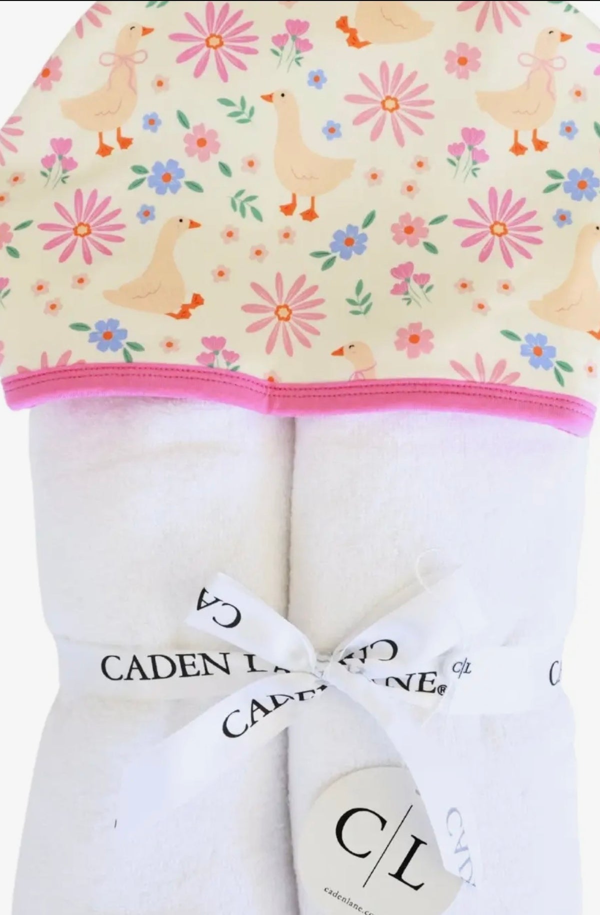 Caden Lane Baby Bamboo Hooded Towel - Loosey Goose