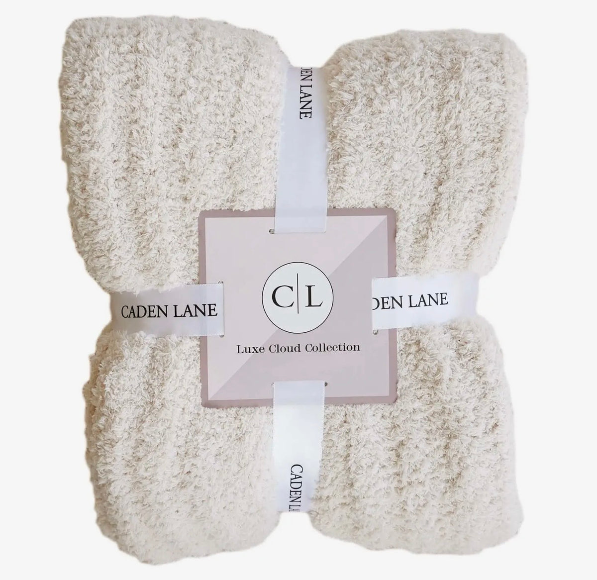 Caden Lane Luxe Throw Blanket 72x48 - Shell
