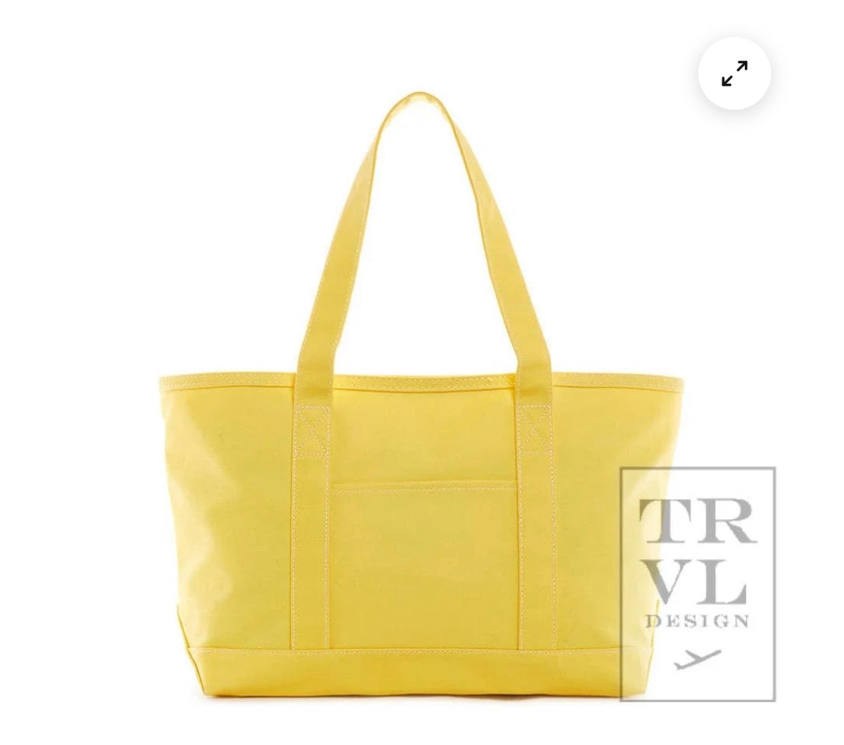 TRVL Maxi Tote - Coated Canvas Large Daffodil