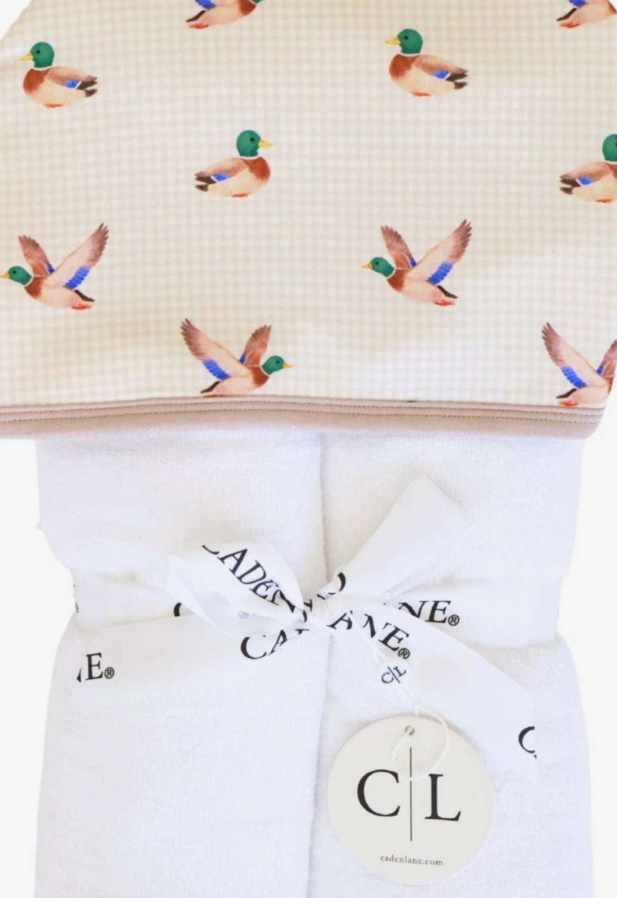 Caden Lane Kids Bamboo Hooded Towel - Little Mallard
