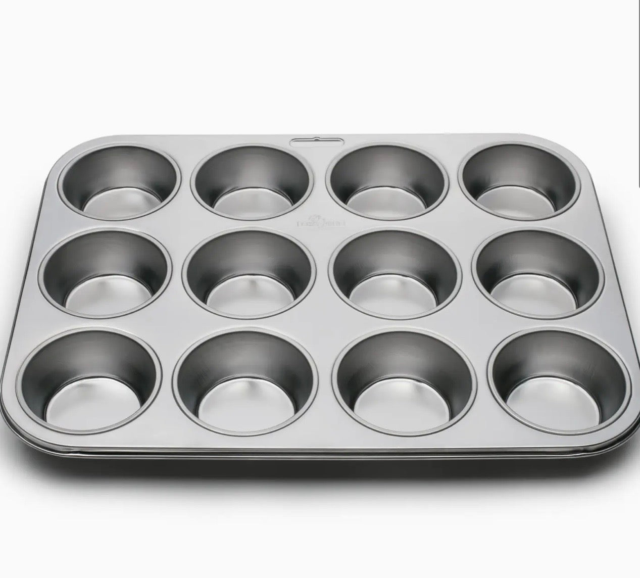 Fox Run Stainless Steel 12 Cup Muffin Pan 10.5”x13.75”