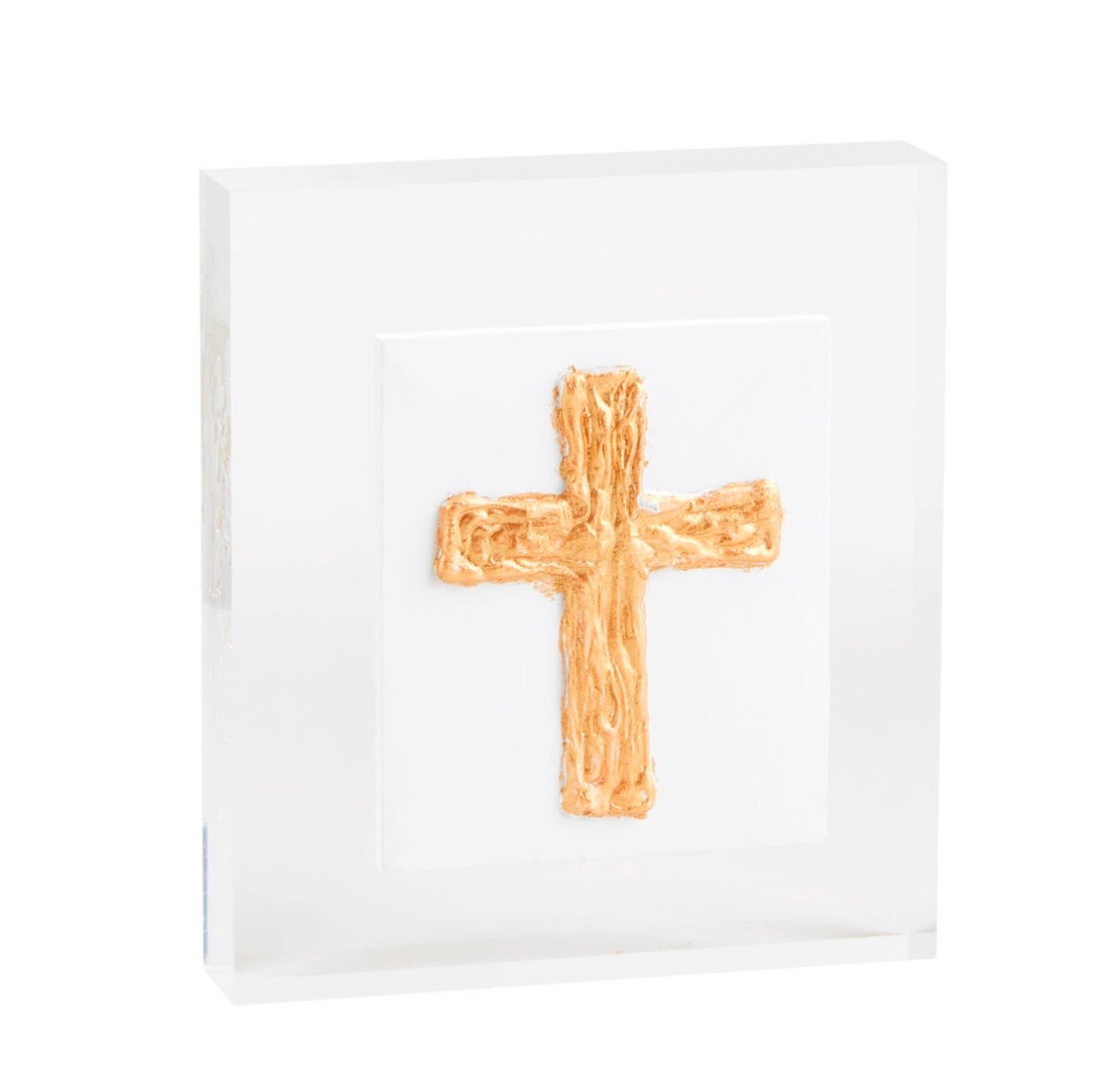 Mud Pie Small Acrylic Cross Plaque