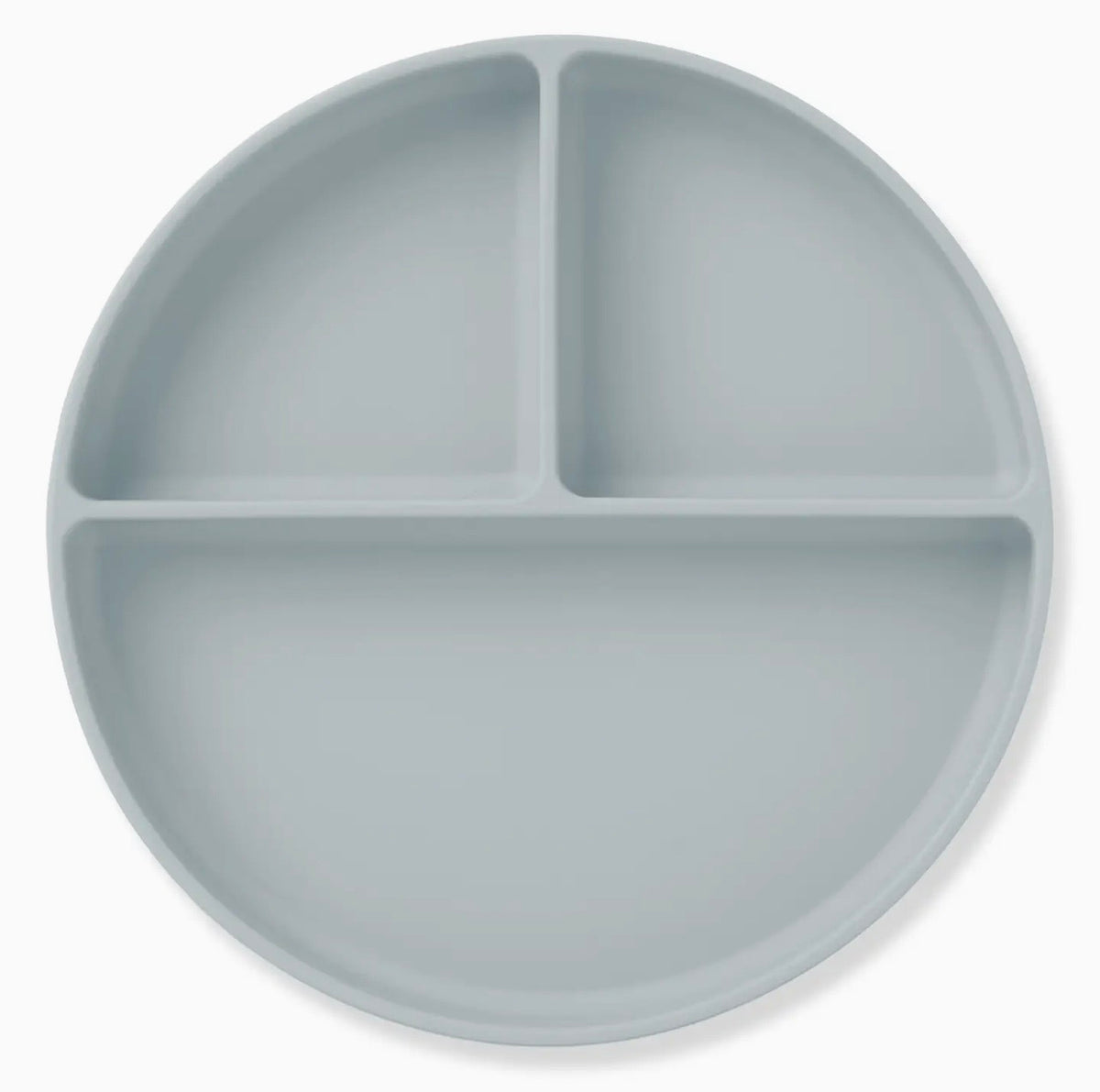 Ali+Oli Baby Plate with Suction and Divided Portions Blue