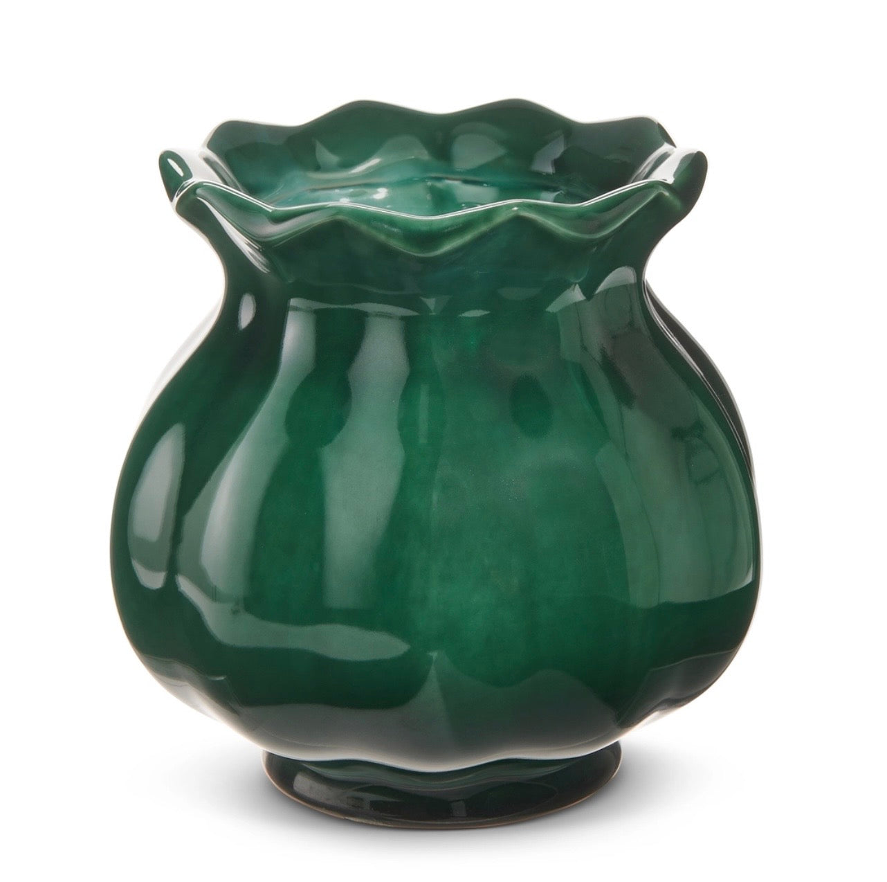 Raz Verdigris Green Bud Planter