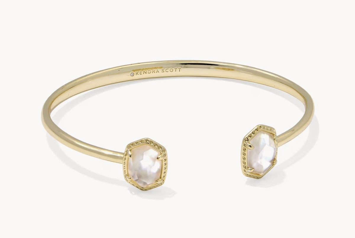 Kendra Scott Daphne Frame Cuff Gold Ivory