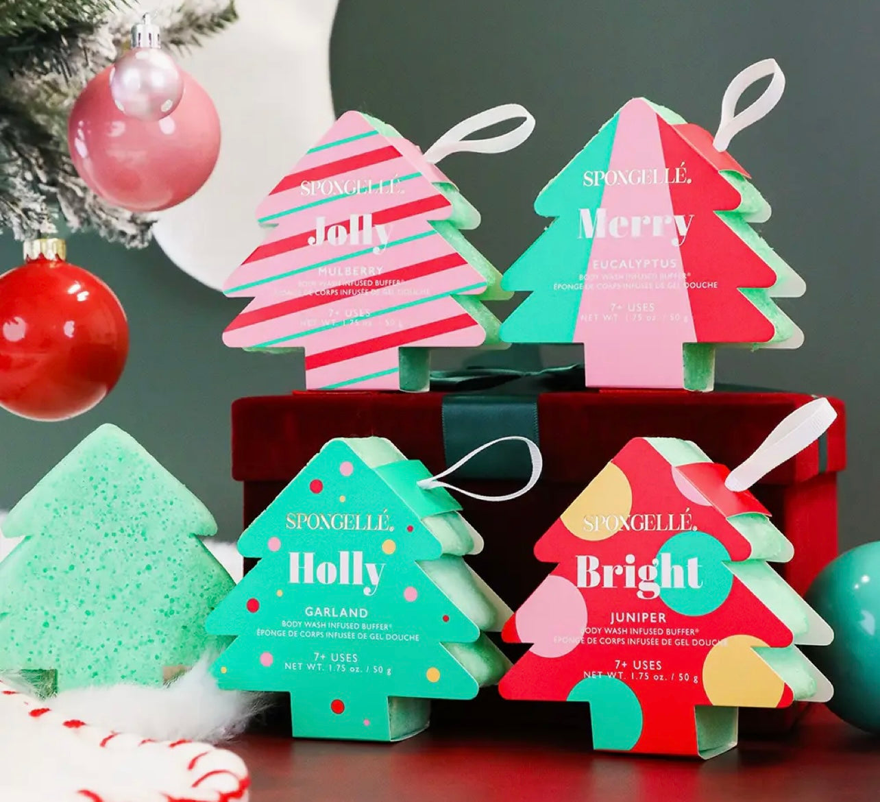 Spongelle Holiday Tree Buffer Garland