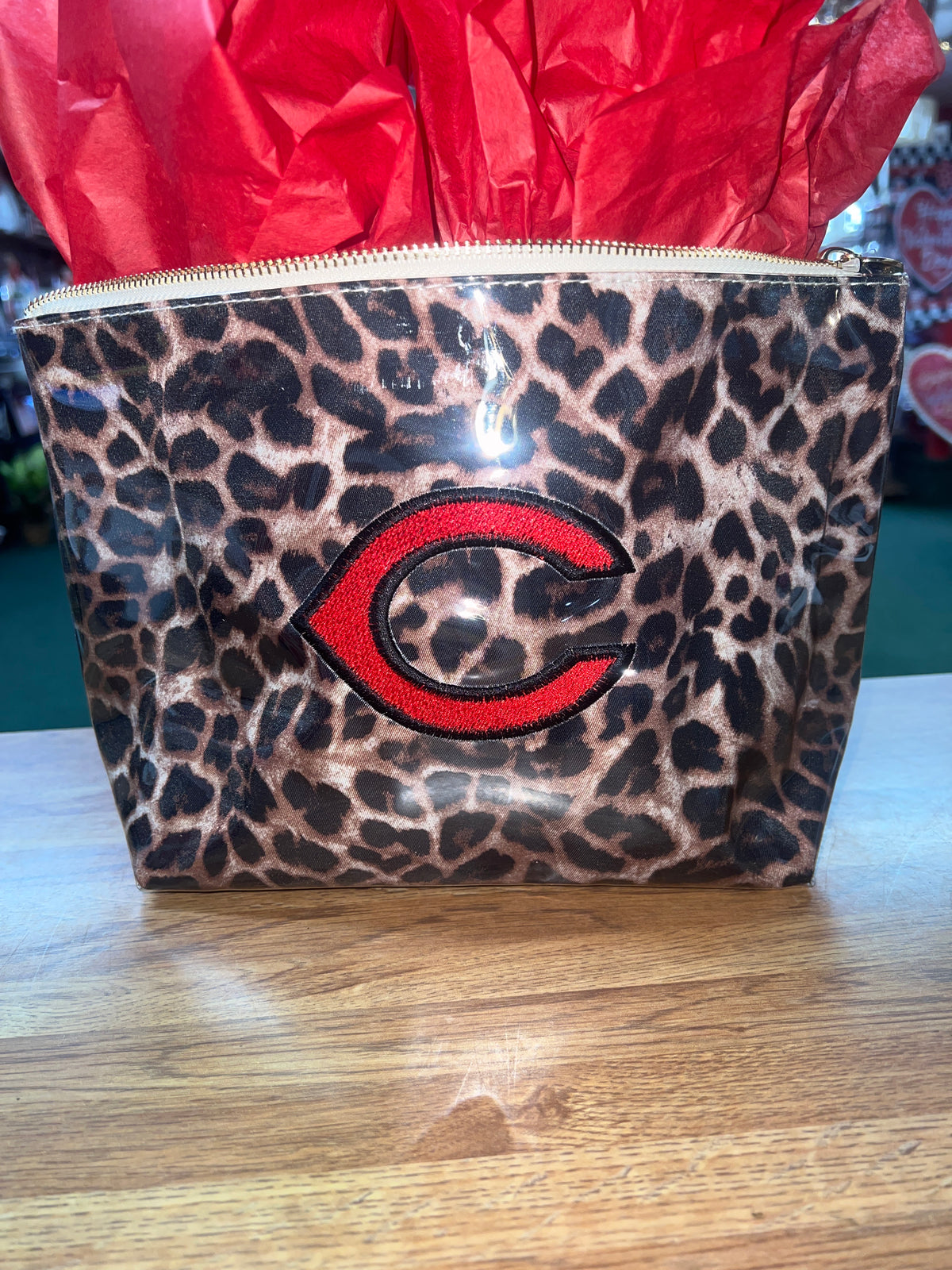 Leopard - Clear Coat Bag With C