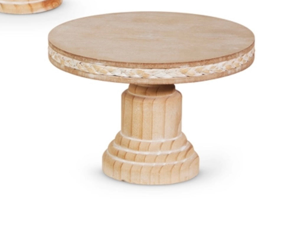 Raz Natural Distressed Pedestals - Large