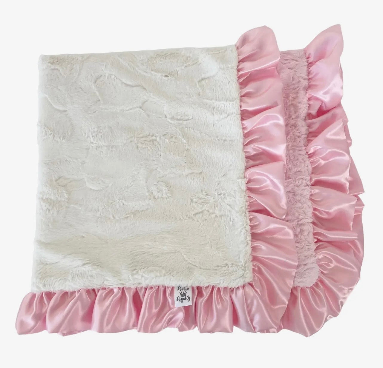 Rockin Royalty Girly Girl Luxe Cuddle Blanket