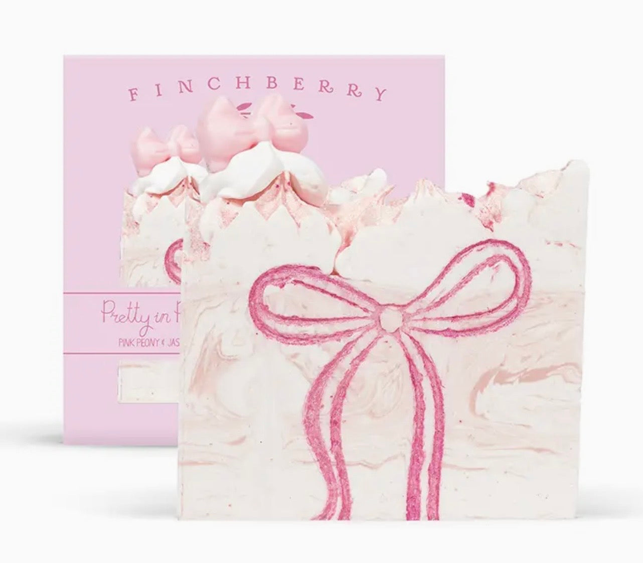 Finch Berry Pretty Pink Bow Soap