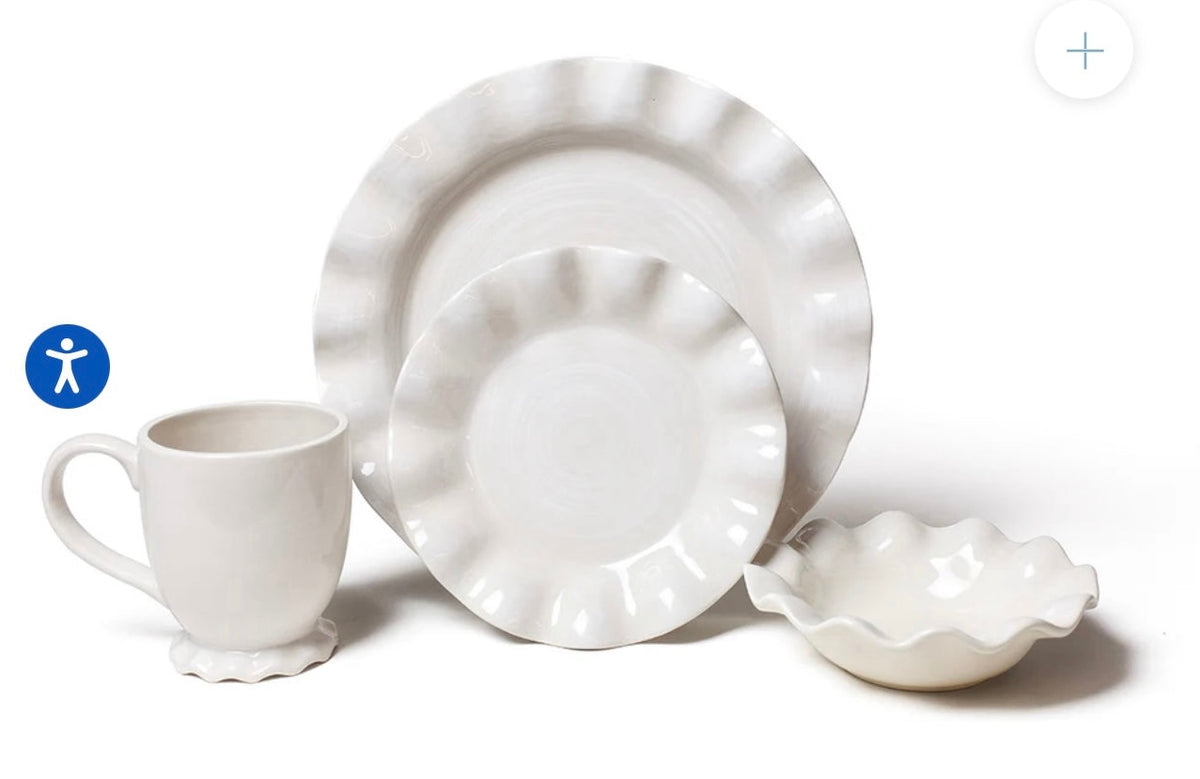 Cotton Colors White Collection Place Setting (set of 4)