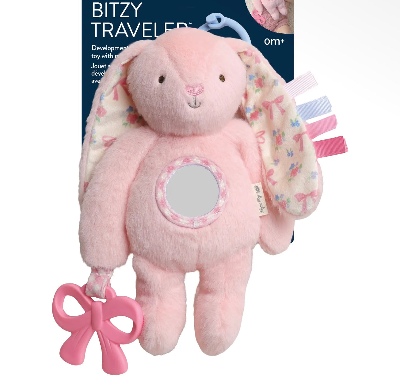 Itzy Ritzy Pink Bunny Bitzy Traveler