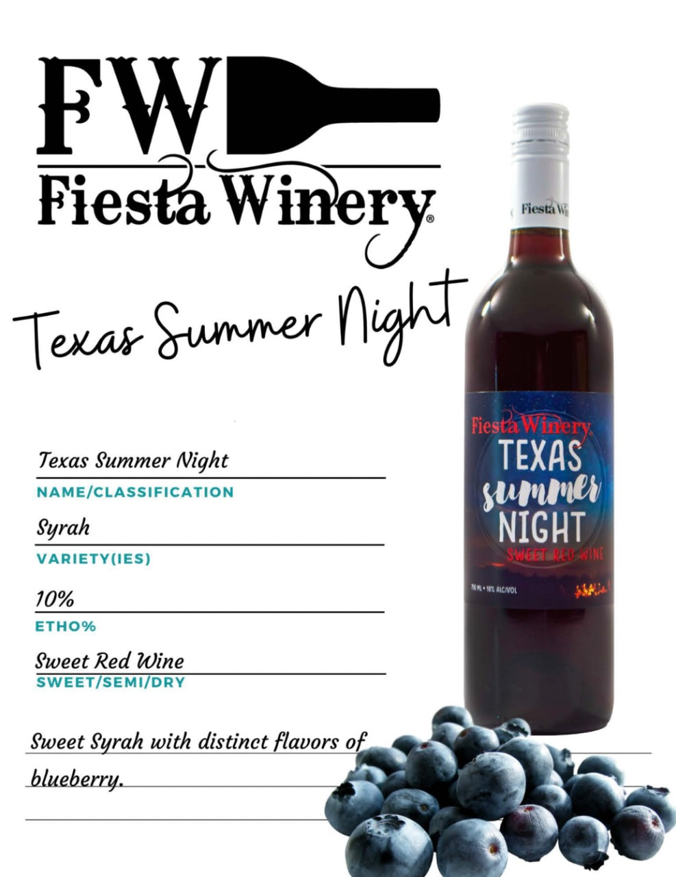Fiesta Winery - Texas Summer Night