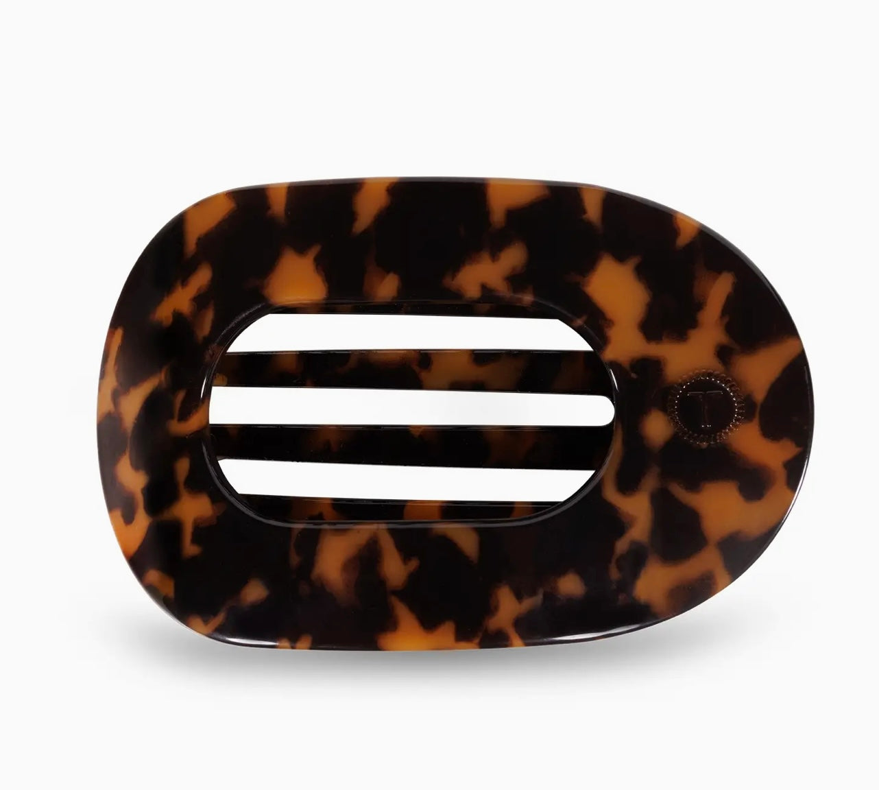 Teleties Tortoise Flat Clip- Large