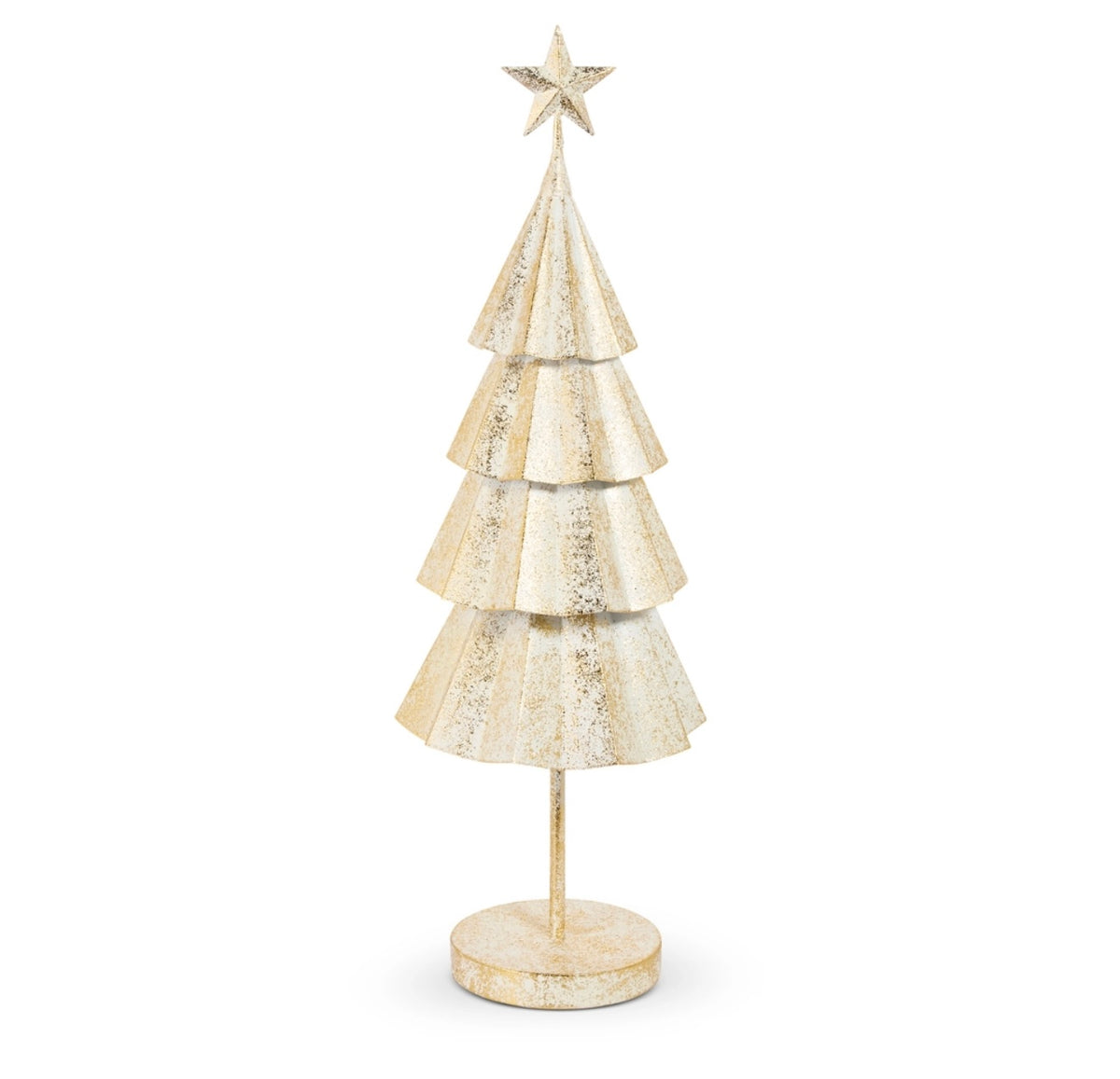 Raz 31.5” Gold Brush Ivory Tree