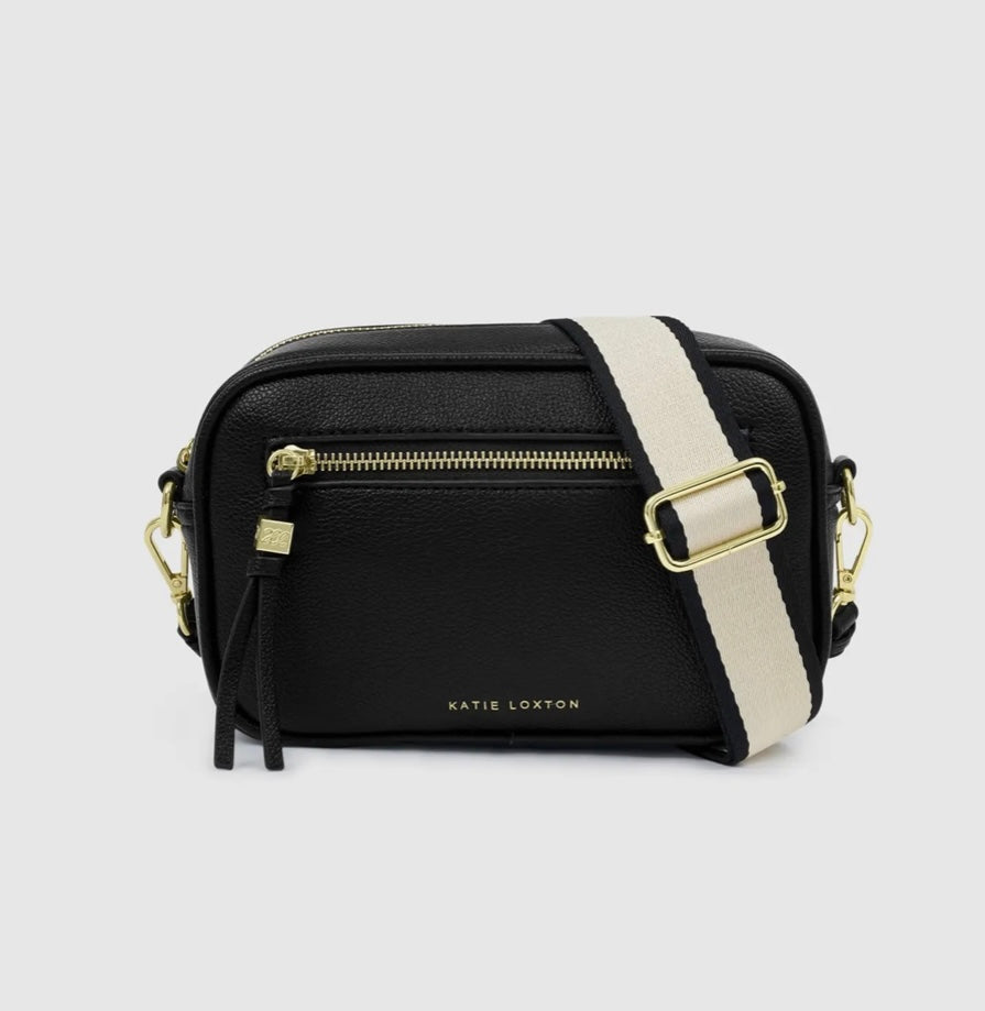 Katie Loxton Lottie Crossbody Bag - Black