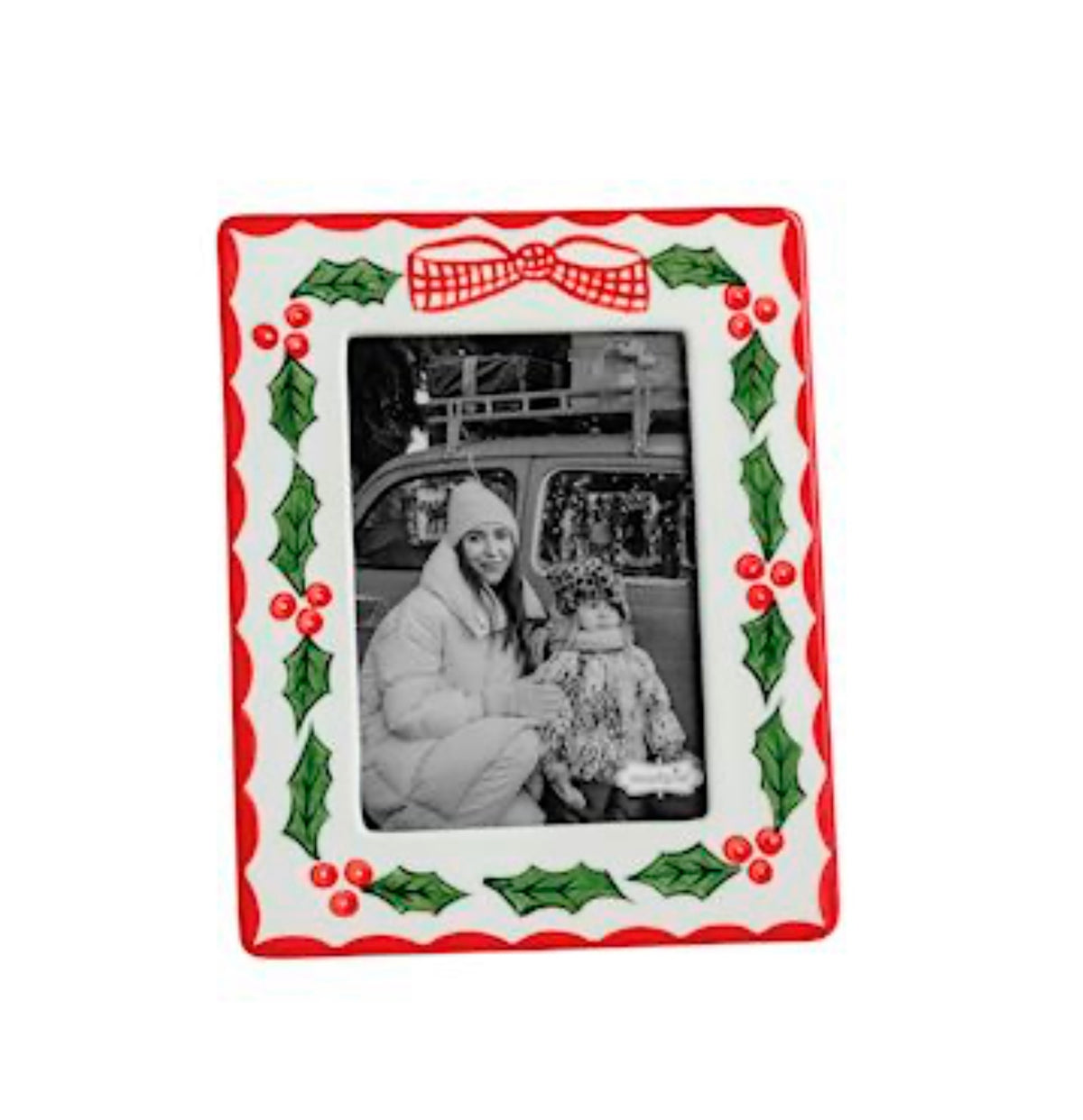 Mud Pie Large Holly Painted Frame