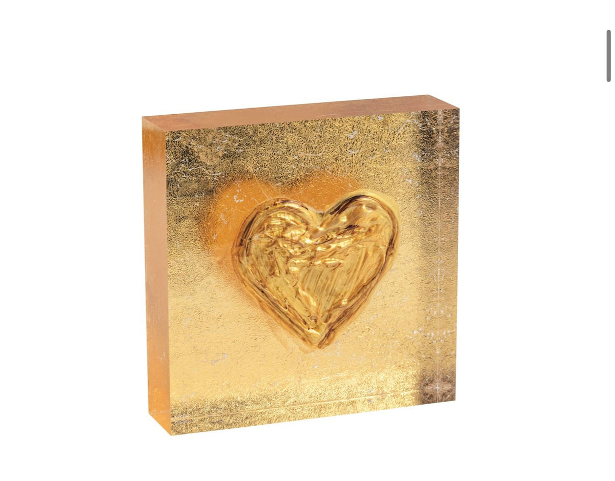 Mud Pie Heart Acrylic Plaque