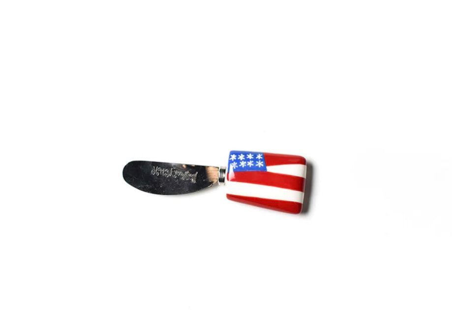 Happy Everything Flag Embellishment Appetizer Spreader