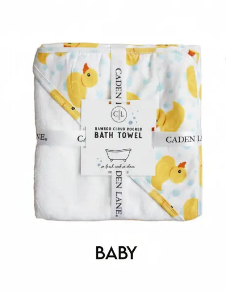 Caden Lane Bamboo Hooded Towel Rubber Ducks