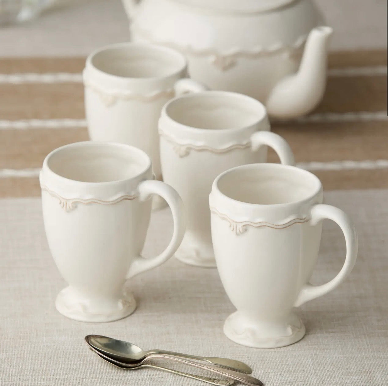 Certified Heritage Scroll Mug - Handcrafted With Elegance Whimsy