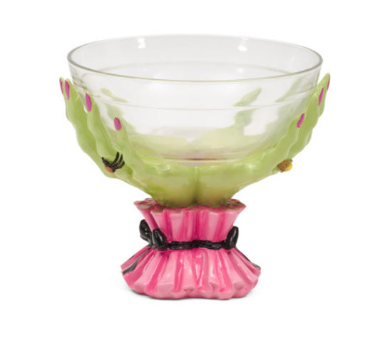 Resin Witch Hands Holding 9” Round Removable Glass Bowl
