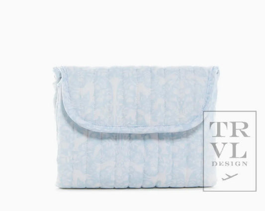 TRVL Design Quilted Changing Mat - Woodland Blue