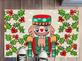 Checkered Nutcracker Rug