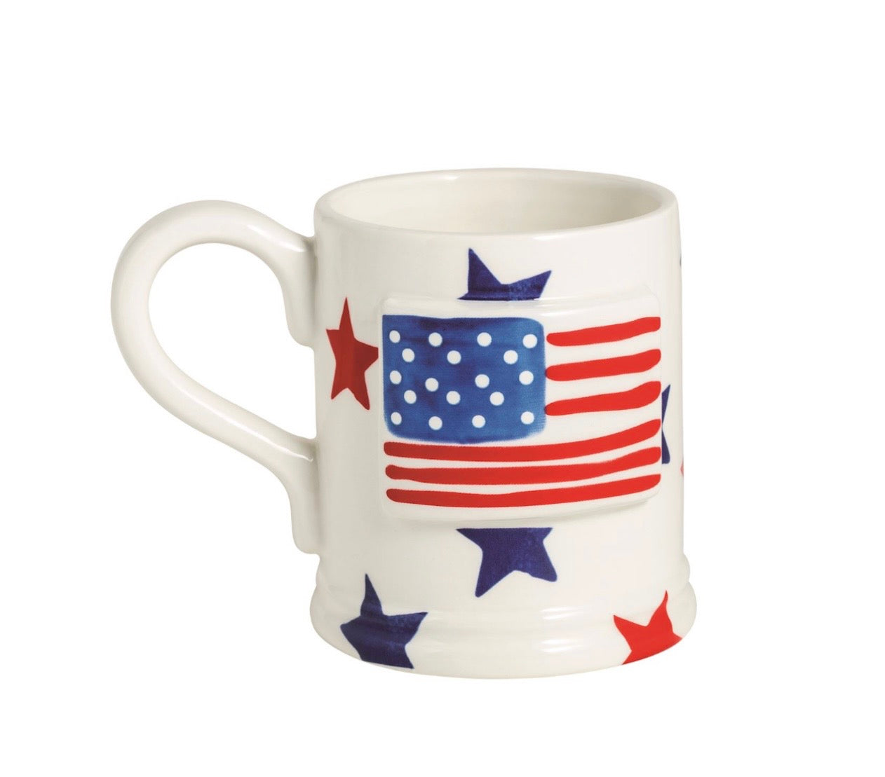 Mud Pie Flag American Mug