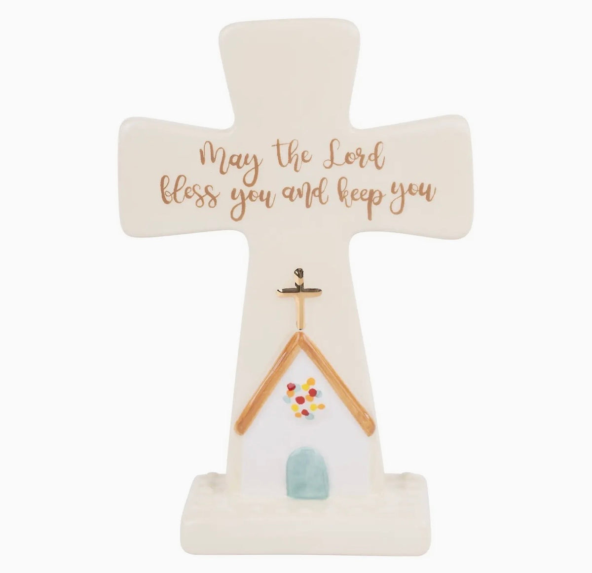 Glory Haus Lord Bless & Keep You Church Standing Cross