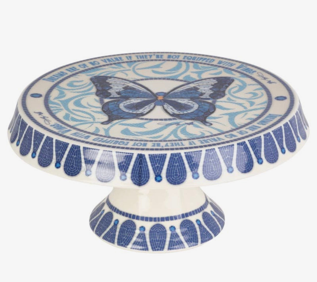 Fitz and Floyd Dolly Parton Jeweled Mosaic 10.5in Cake Stand