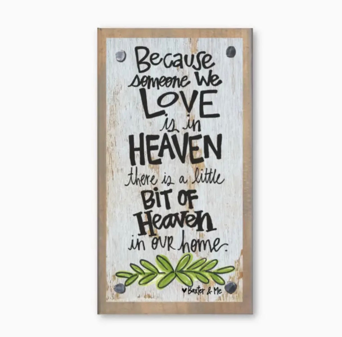 Heaven Driftwood Happy Block