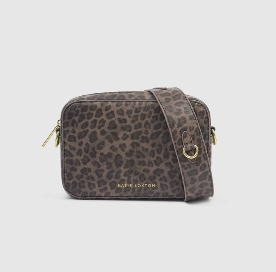Katie Loxton Avery Small Crossbody Bag - Leopard