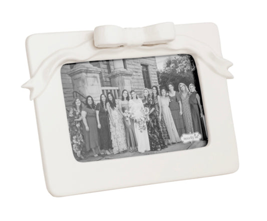 Mud Pie Large Bow Ceramic Frame
