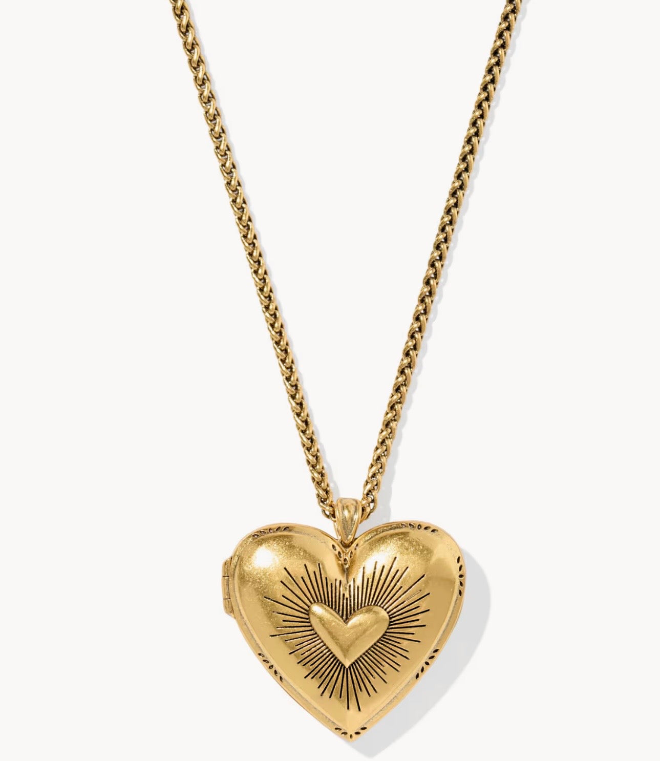 Kendra Scott Dolly Parton Locket Long Pendant Necklace Vintage Gold