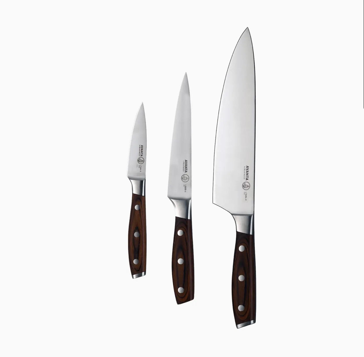 Messermeister Avanta Pakkawood Starter Set of 3