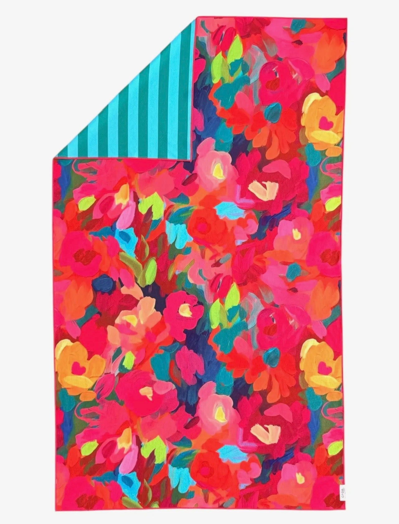 Crae Home Etching Pool Towel: Reversible