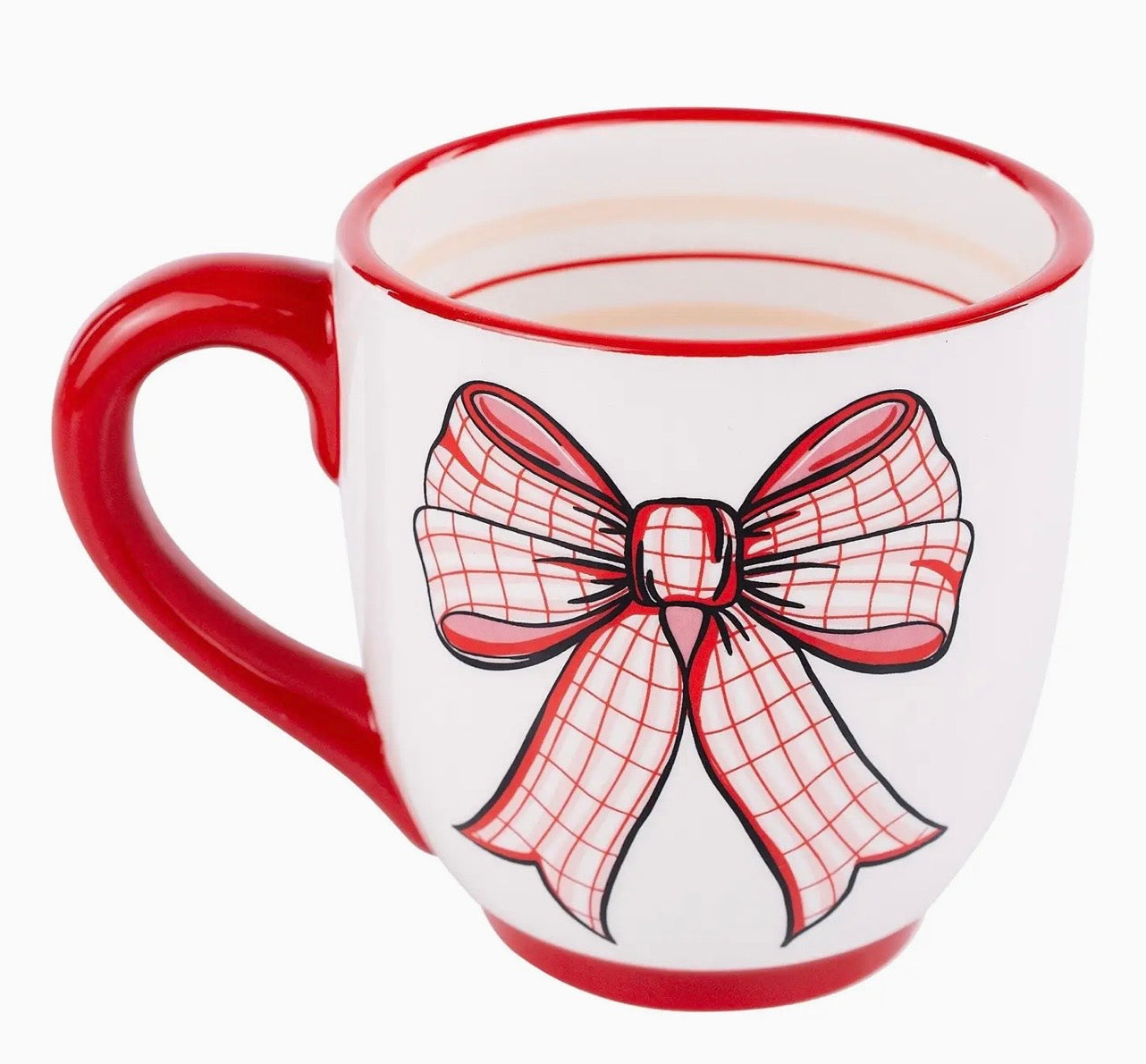 Glory Haus Pink/Red Bow Mug