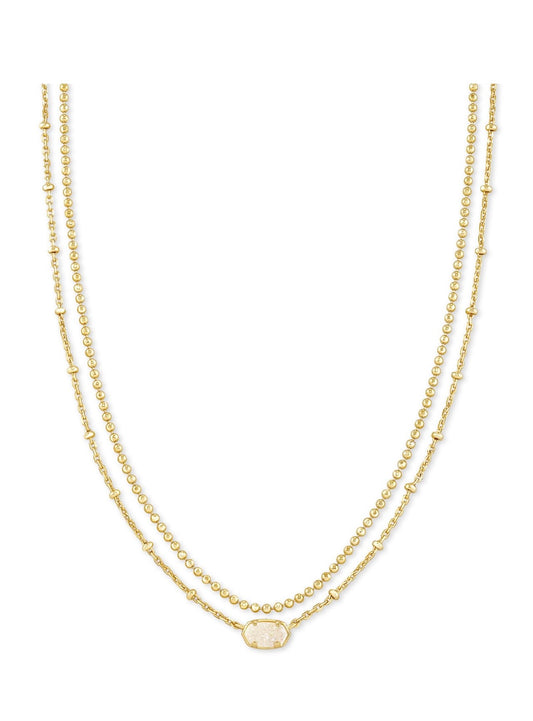 Kendra Scott Emilie Multi Strand Necklace: Gold