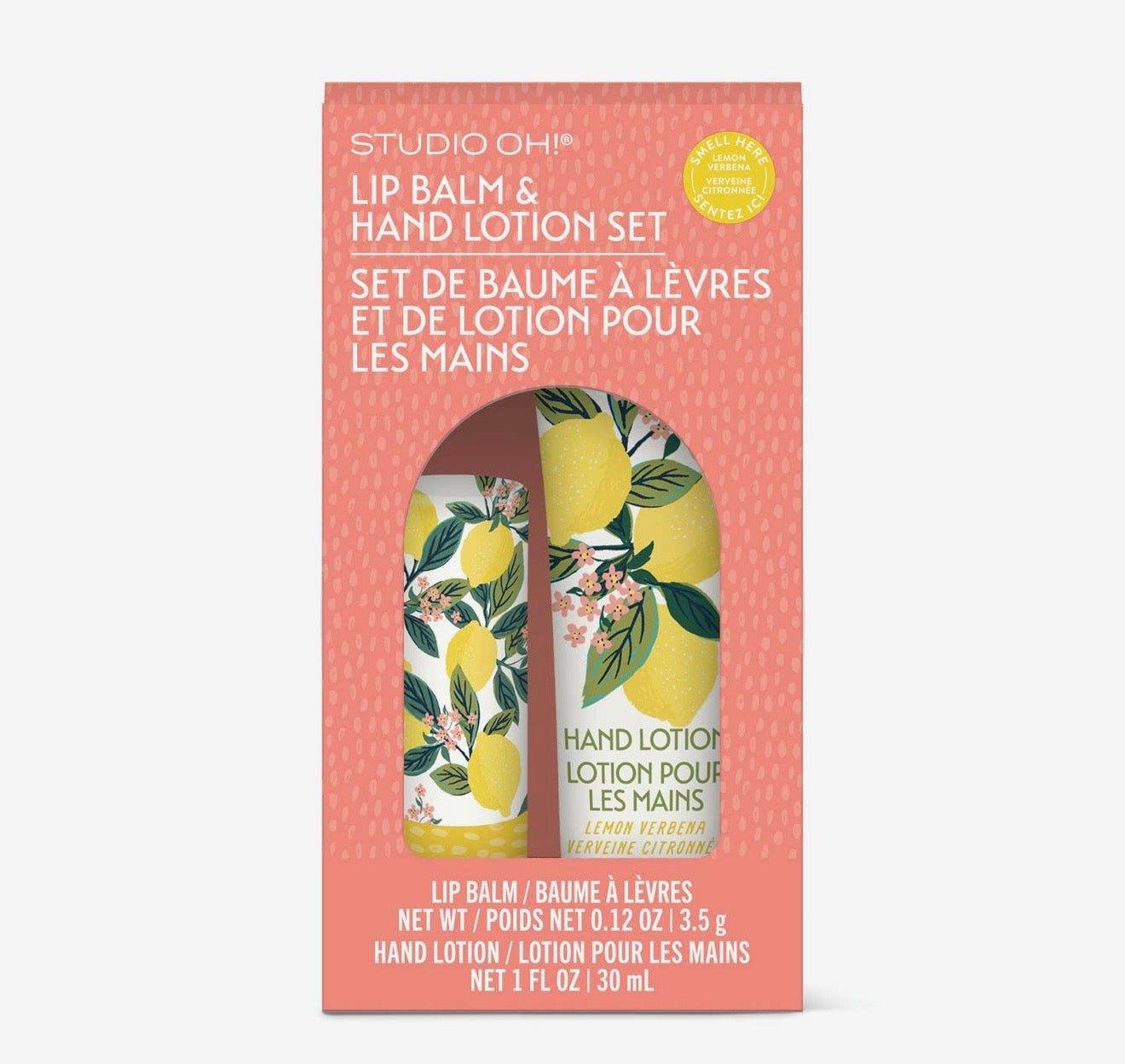 Lemon Tree Lip Balm & Hand Lotion Set