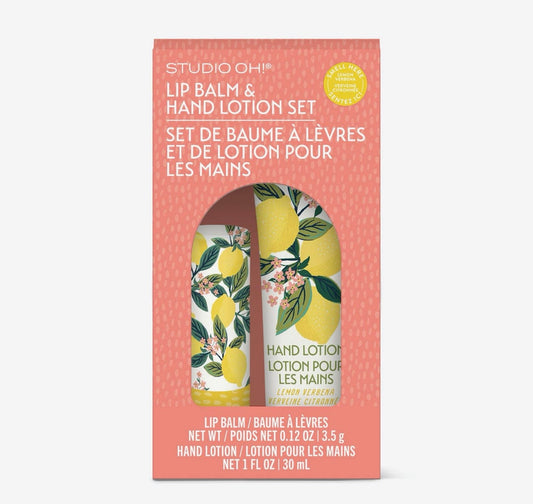 Lemon Tree Lip Balm & Hand Lotion Set