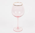 Light Pink Wine Glass